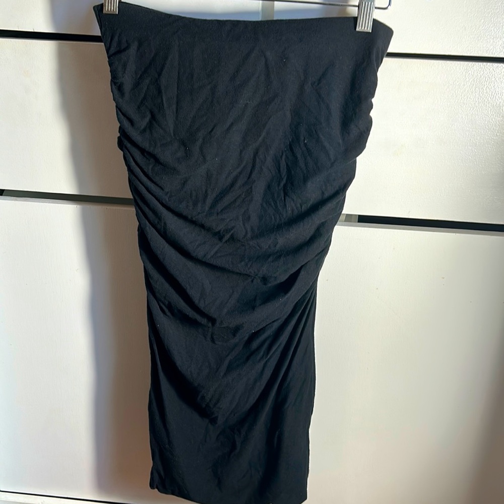 James Perse Bodyform midi-length skirt